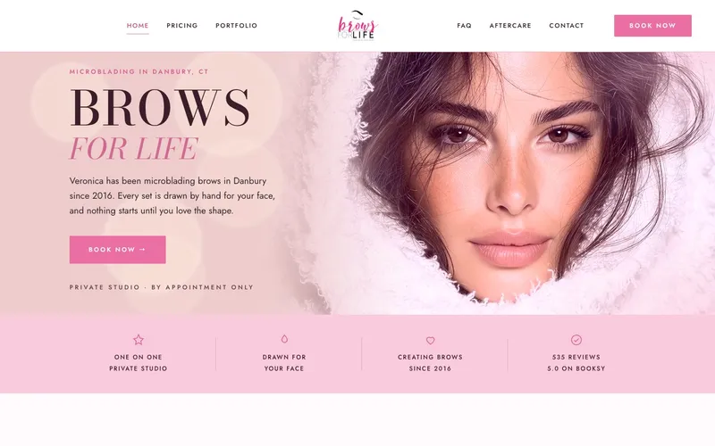 Brows For Life website